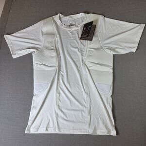 CCW Tactical Compression Holster Shirt Concealed Carry Crew Neck 2XL White